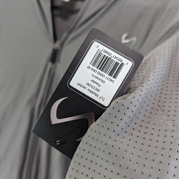 TLF Apparel Jacket Womens Medium Maddox Gray Half Zip Jacket Crop Athletic - Picture 11 of 13